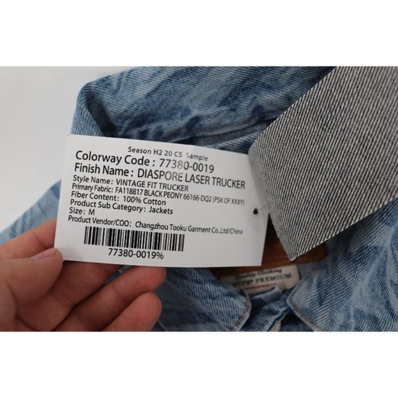 Levi's men's M Vintage fit Diaspore Laser trucker - Picture 9 of 12